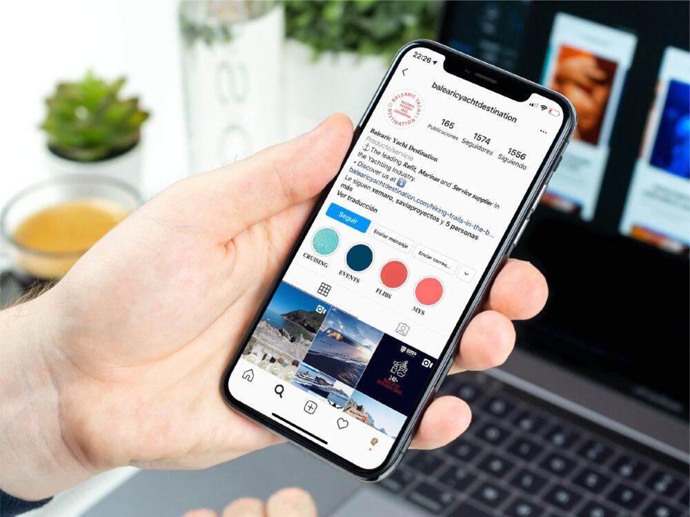 balearic yacht destination IG and social media