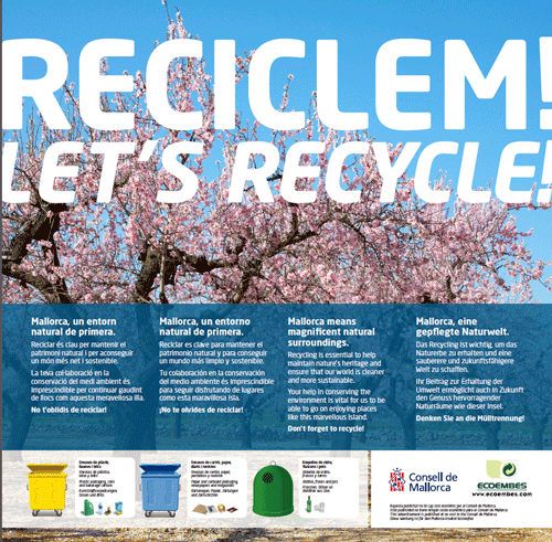 Cartel promocional Ecoembes