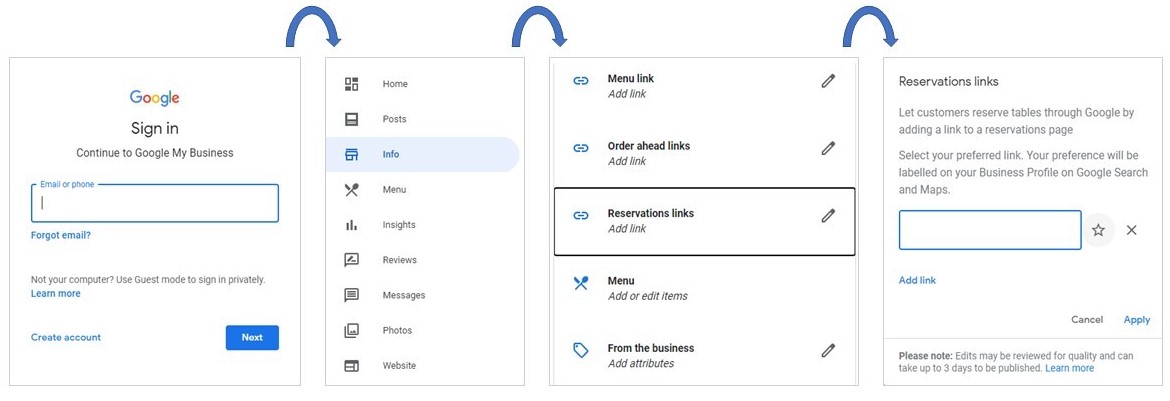 How to Activate the Reservations Button on Google My Business